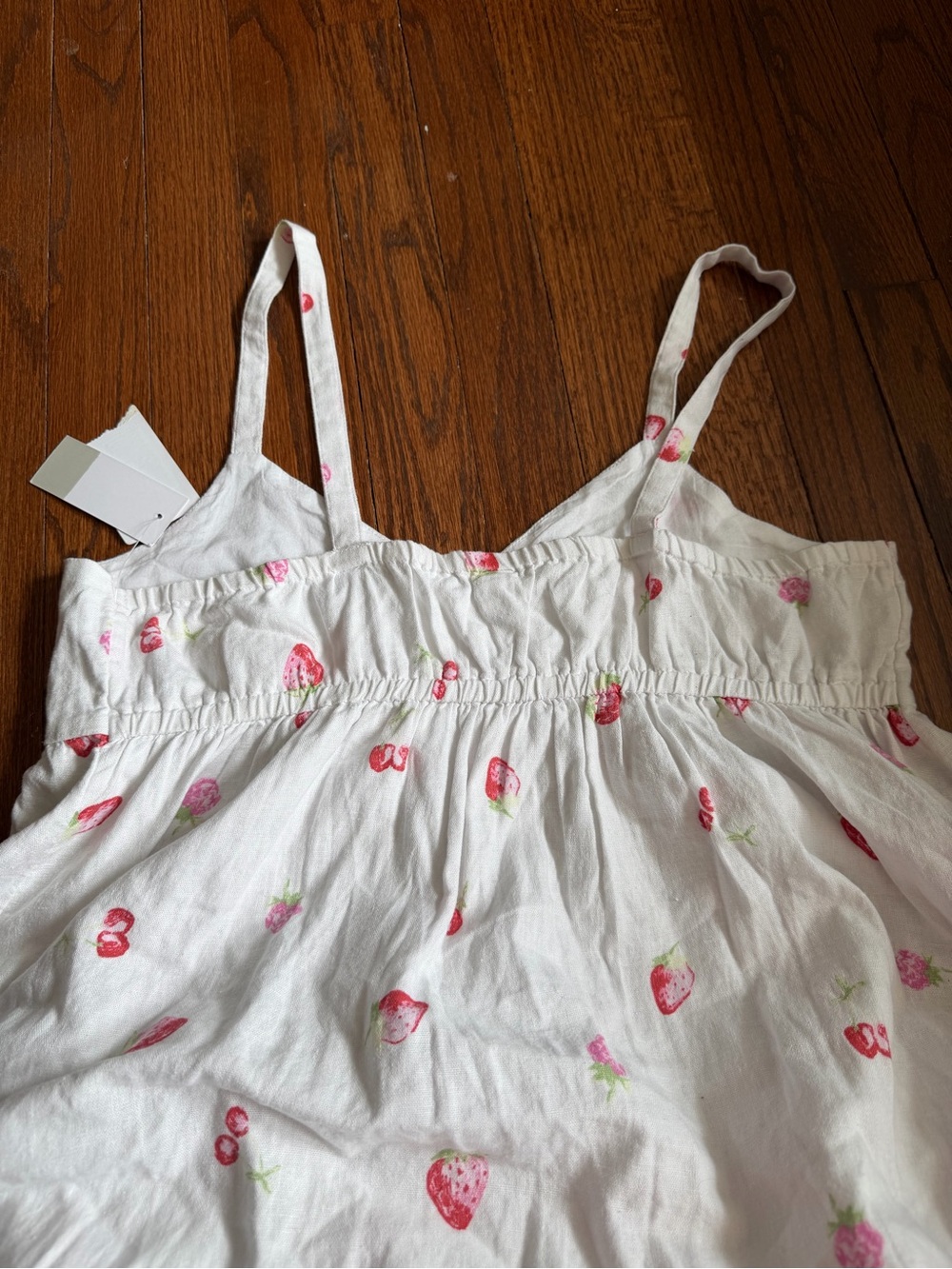 BP White Brilliant Tossed Berries Dress, NWT - Picture 6 of 16